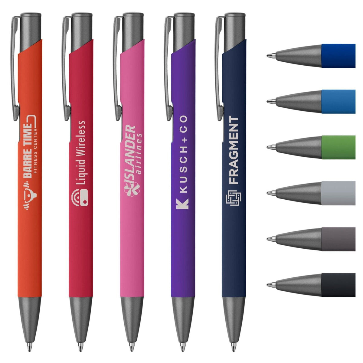 Promotional Islander Silver Gel Pen w/ Stylus Pen