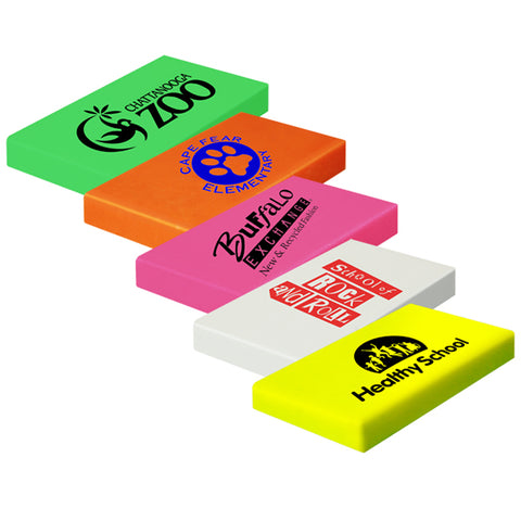 Personalized Erasers Rectangle Printed