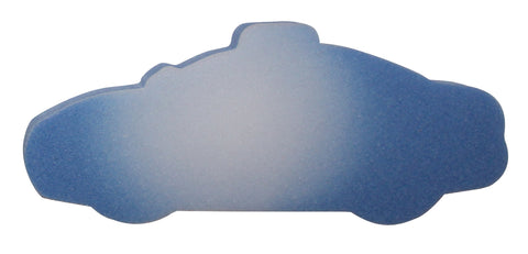 Promotional Mood Die Cut Eraser - Police Car Imprinted