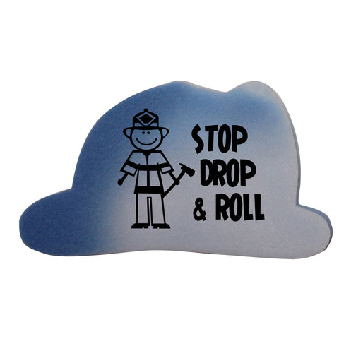 Branded Mood Die Cut Eraser- Fire Helmet Printed