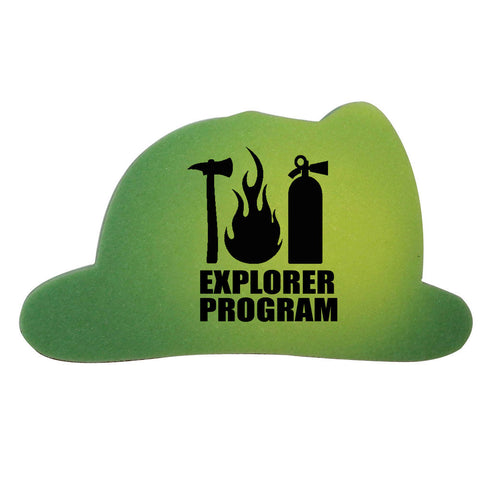 Branded Mood Die Cut Eraser- Fire Helmet Printed