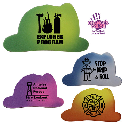 Branded Mood Die Cut Eraser- Fire Helmet Printed
