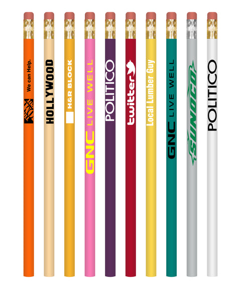 Custom High Quality Imported Round Pencils Union Printed