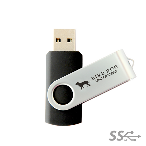 Branded Northlake 3.0 Swivel USB Flash Drive