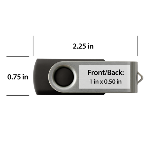 Branded Northlake 3.0 Swivel USB Flash Drive