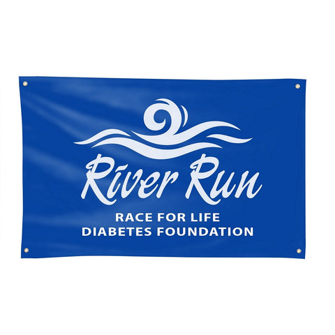Printed 3-ft. H x 5-ft. W Fabric Banner (DOUBLE SIDED)