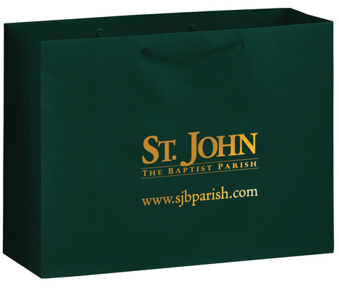 Personalized Gloss Laminated Euro Tote Bag 16x6x12