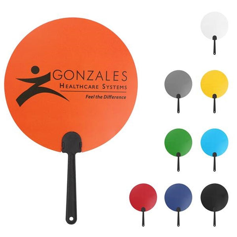 Personalized Plastic Hand Fan Printed with Your Logo