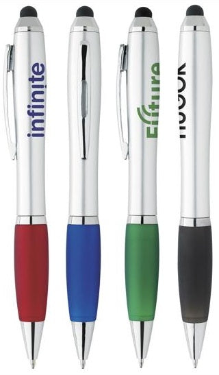 Promotional Ion Silver Stylus Pen Printed with Your Imprint