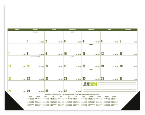 Promotional Multi-Color Desk Pad Calendar Printed with Logo
