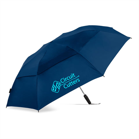 GoGo® by Shed Rain™ 58" Windjammer® RPET Vented Jumbo Auto Open Compact Umbrella