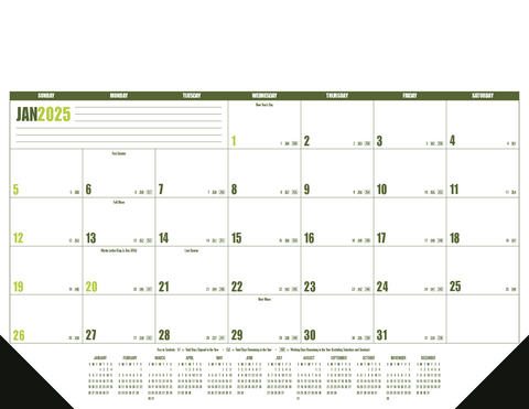 Promotional Multi-Color Desk Pad Calendar Printed with Logo