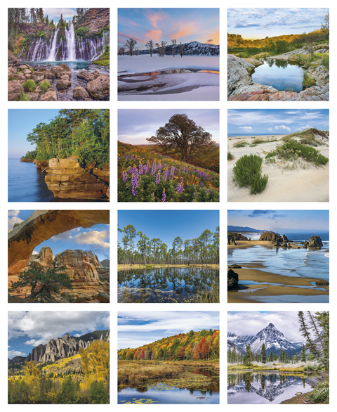 Custom Landscapes of America Mini Calendar Printed