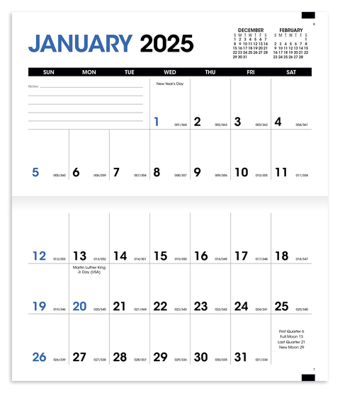 Personalized Colorful Impressions Monthly Pocket Planner
