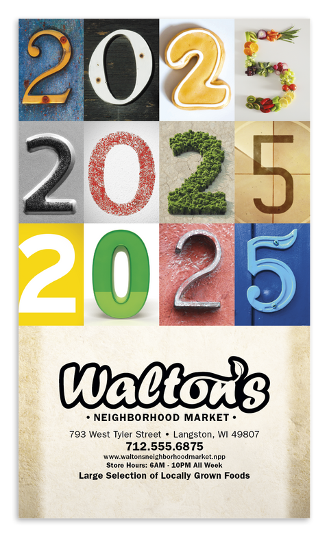 Personalized Colorful Impressions Monthly Pocket Planner