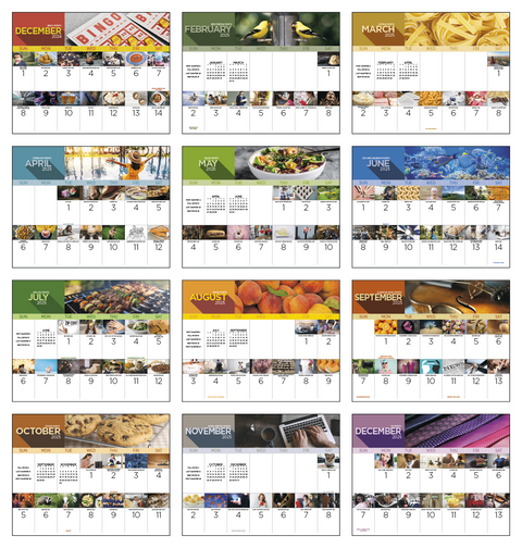 Promotional National Day Spiral Calendar Printed