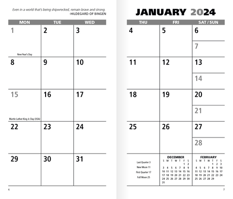 Promotional Value Monthly Pocket Planner Printed