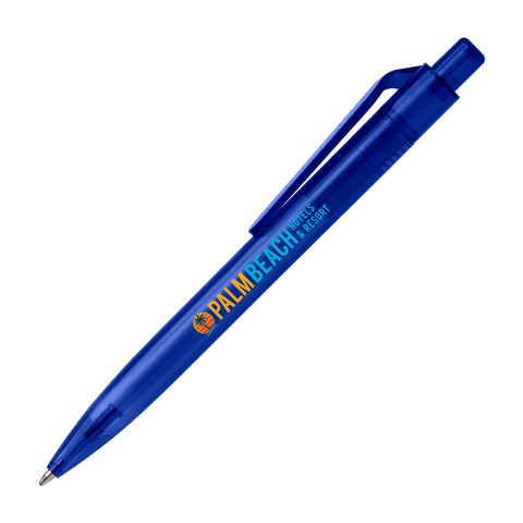 Aqua Click RPET Recycled Plastic Pen Printed in Full Color