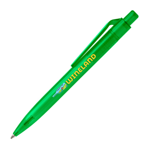 Aqua Click RPET Recycled Plastic Pen Printed in Full Color