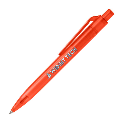 Aqua Click RPET Recycled Plastic Pen Printed in Full Color