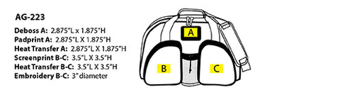 Printed Weekender Duffel