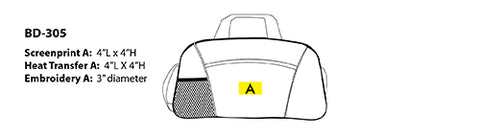 Custom Action Sport Duffel 19"