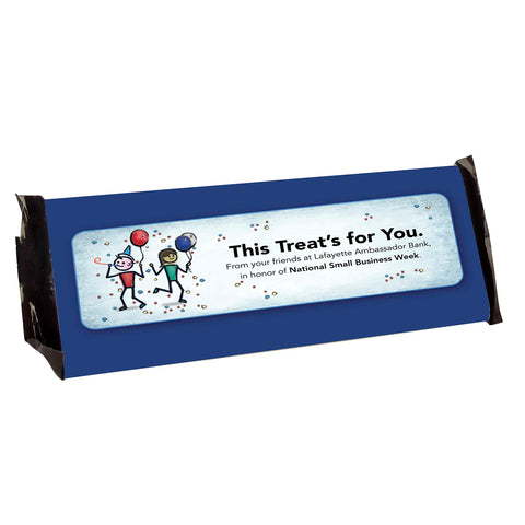 Custom Printed Overwrapped Hershey Bar