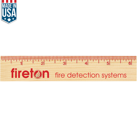 Promotional 6" Natural Finish Ruler