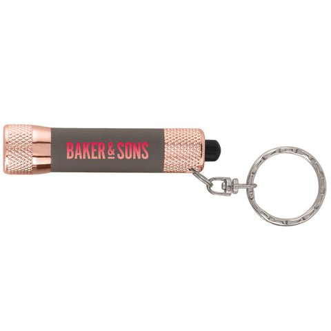 Custom Chroma Softy Rose Gold Classic LED Flashlights Printed Full Color