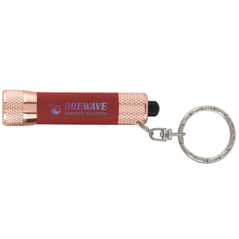 Custom Chroma Softy Rose Gold Classic LED Flashlights Printed Full Color