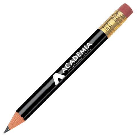 Personalized Golf Round Pencil with Eraser Imprinted