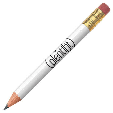 Personalized Golf Round Pencil with Eraser Imprinted