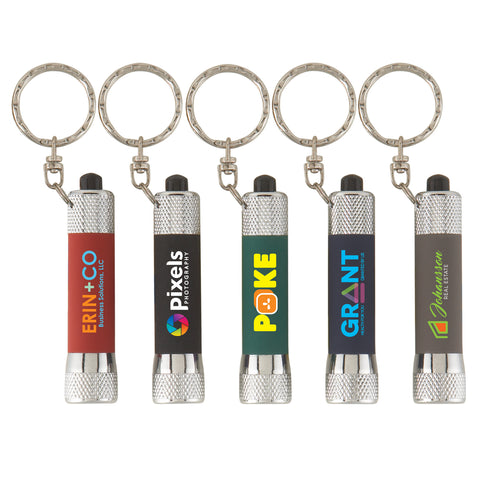 Promotional Chroma Softy LED Flashlight Keyring Printed in Full Color