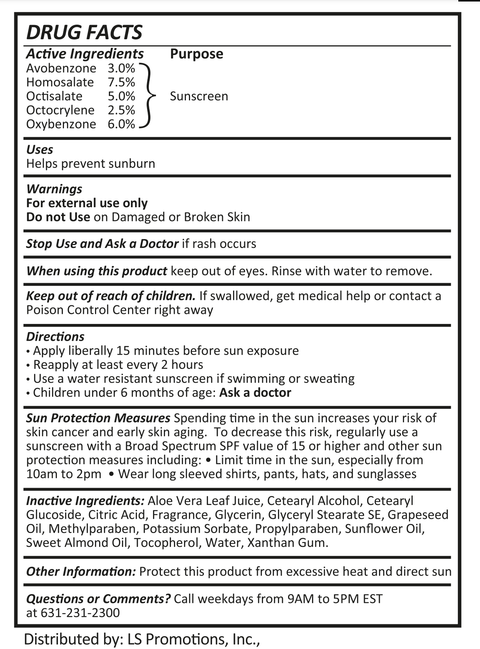 Custom Large Sunscreen Packets SPF30 (USA MADE)