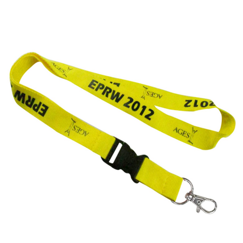 Promotional Recycled PET Lanyards Custom Imprint ID Badge Holder