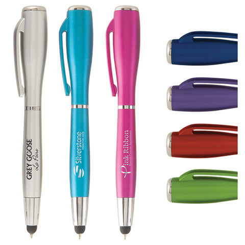 Personalized Nova Touch Flashlight Pen Printed with Your Logo