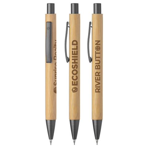 Promotional Bambowie Bamboo Mechanical Pencil Laser Engraved