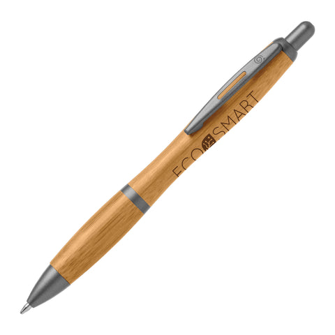 Sophisticate Bamboo with Gunmetal Trim Laser Engraved