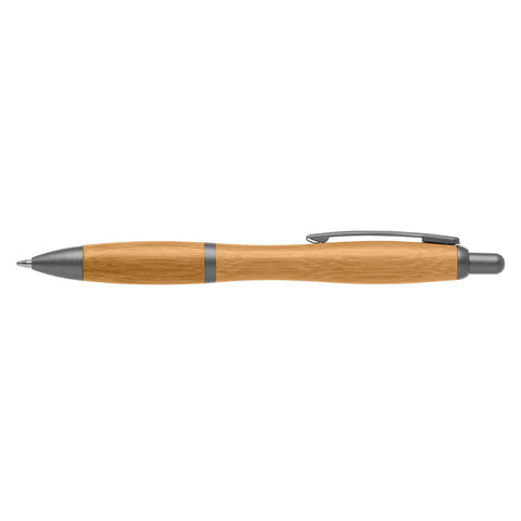 Sophisticate Bamboo with Gunmetal Trim Laser Engraved