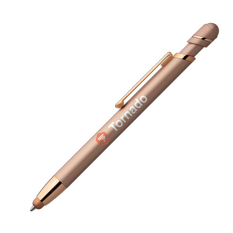 Atlantic Softy Monochrome Metallic Stylus Pen Printed in Full Color
