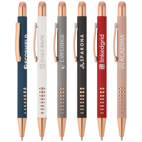 Personalized Bowie Rose Gold Stylus Pen