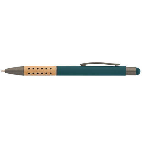 Branded Bowie Bamboo Grip Stylus Pen