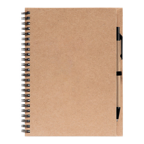 Custom Hawken Recycled Journal & Kraft Pen Set ColorJet