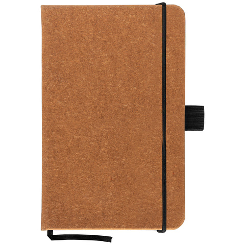 Branded Carson 3.5" x 5.5" Recycled PU Leather Notebook