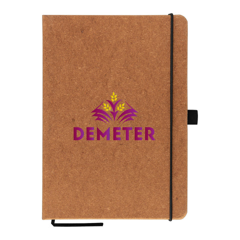 Carson 5.8" x 8.3" Recycled PU Leather Notebook - ColorJet