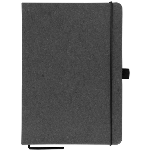 Logoed Carson 5.8" x 8.3" Recycled PU Leather Notebook