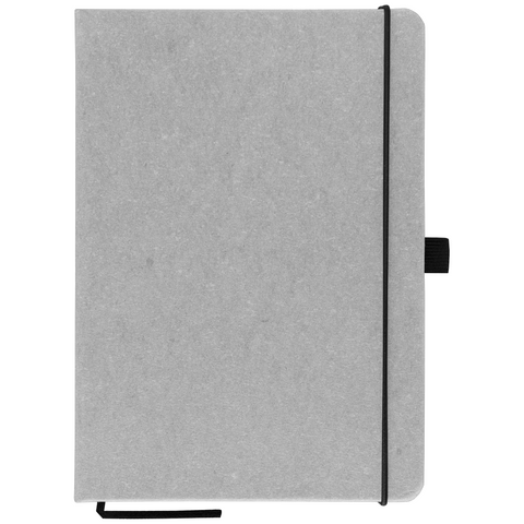 Logoed Carson 5.8" x 8.3" Recycled PU Leather Notebook