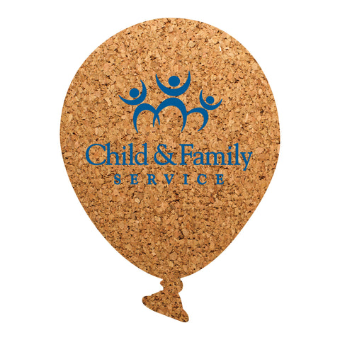 Promotional Balloon Cork Coaster