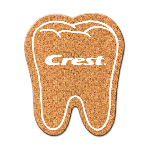 Branded Tooth Cork Coaster