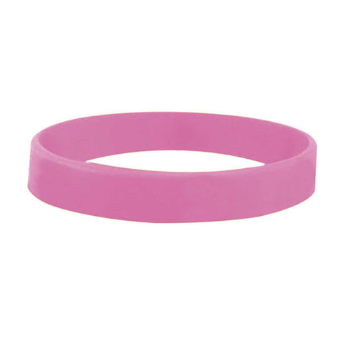 Personalized 1/2" Debossed Color Filled Silicone Wristbands